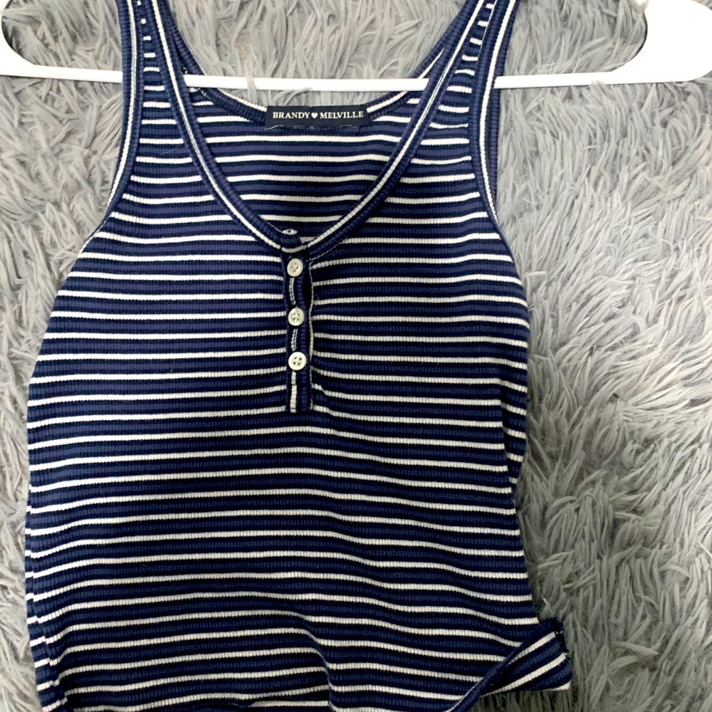 stripped brandy melville tank top
